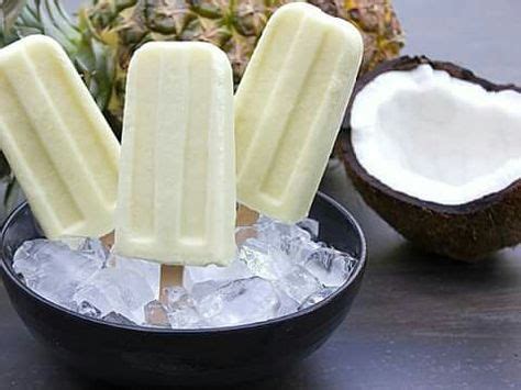 Paletas heladas de coco (con imágenes) | Paletas de helado, Paletas de ...