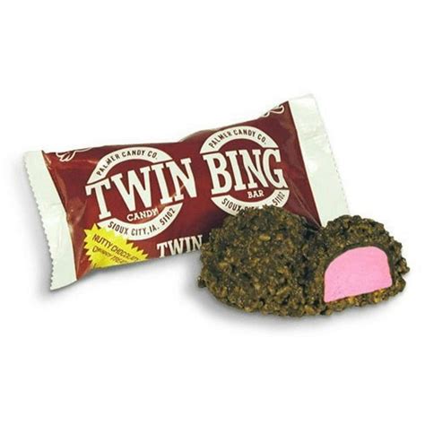 Palmers Twin Bing Candy Bars - (12-Pack) - Chocolate Covered Cherry Nougat Candy Bar - Walmart ...