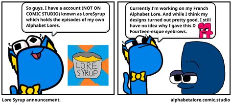 Lore Syrup announcement. - Comic Studio