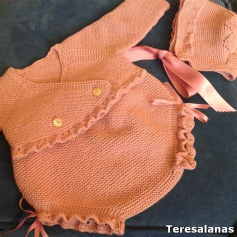 CHAQUETAS CRUZADAS | Baby knitting patterns, Ropa bebe, Chaquetas