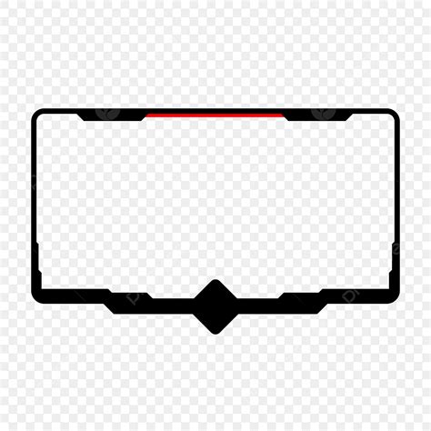 Live Streaming Clipart Transparent PNG Hd, Twitch Live Stream Overlay Face Red Design 2, Facecam ...