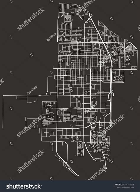 Vector Street Map Santa Maria California Stock Vector (Royalty Free) 1714742203 | Shutterstock