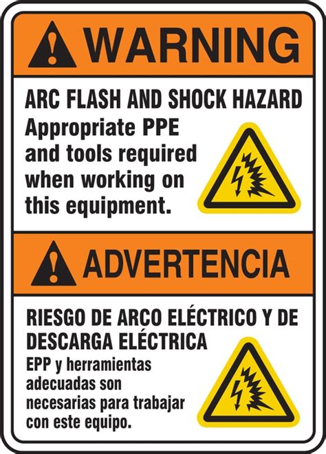 BILINGUAL SAFETY SIGN - SPANISH (SBMELC361VS)