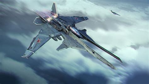 Download Futuristic Aircraft Military Sci Fi HD Wallpaper by Luc Fontenoy