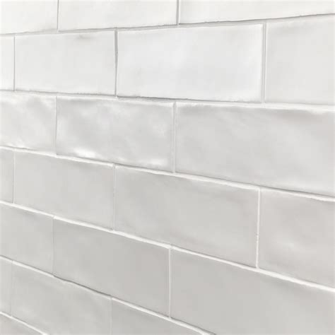 Bayou White 3x12 Matte Ceramic Subway Wall Tile | White subway tile kitchen, Ceramic subway tile ...