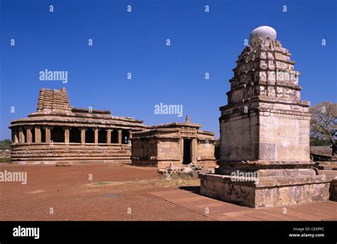 aihole temples karnataka tourism india Stock Photo - Alamy