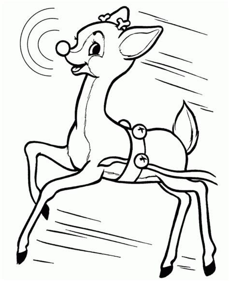 Rudolph Coloring Pages To Print Coloring Pages