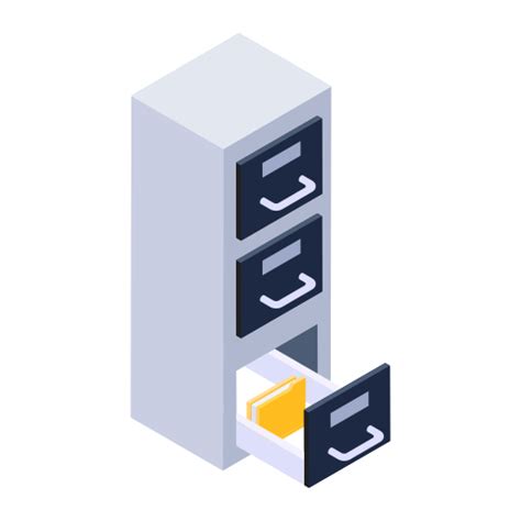 Office cabinet Generic Isometric icon