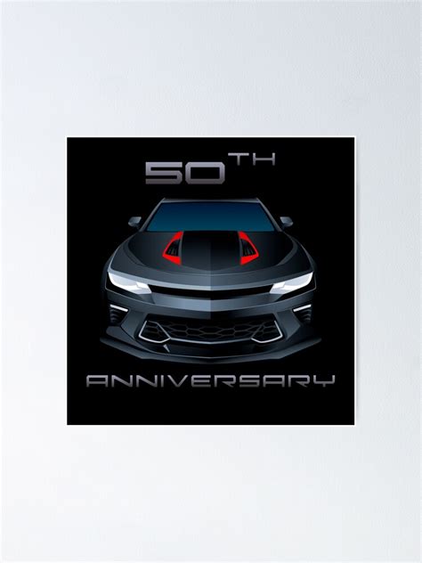 "50th Anniversary Chevrolet Camaro " Poster for Sale by Jarkkokarkko ...