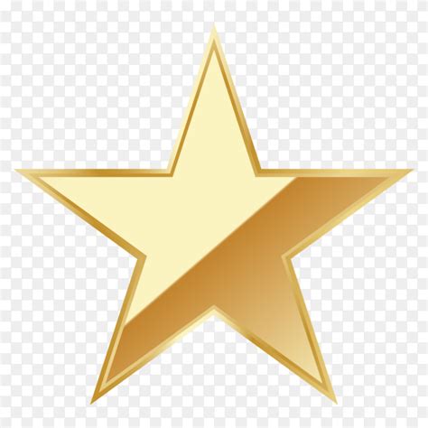 Beautiful gold star on transparent background PNG - Similar PNG