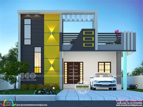 2 bedroom 1400 sq.ft modern home design - Kerala Home Design and Floor ...