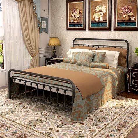 Victorian Vintage Style Metal Bed Frame - Bed Bath & Beyond - 36117464