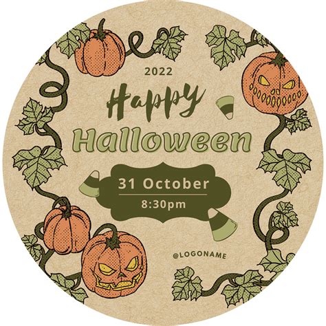 Halloween-04 Glass Gobo – gobosign