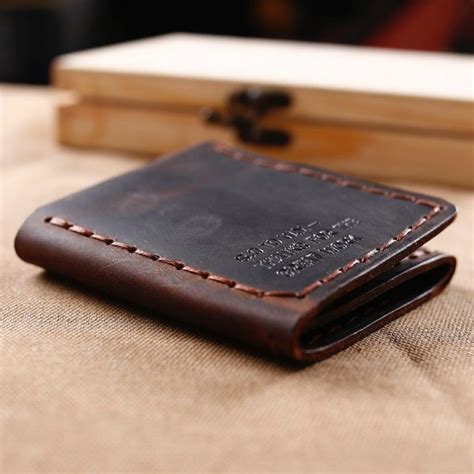 Genuine Horse Leather Vintage Trifold Men’s Wallets