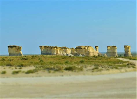 The Chalk Pyramids - Monument Rocks National Landmark - Our Changing Life