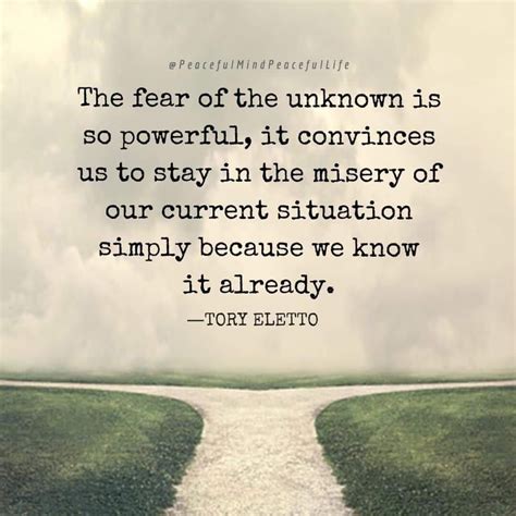 Fear-of-Unknown | Fear quotes, Fear of the unknown, Unknown quotes