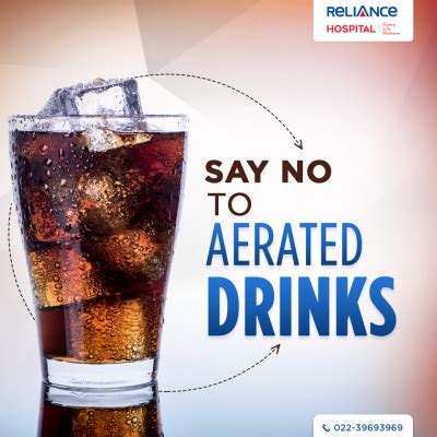 Say NO to aerated drinks