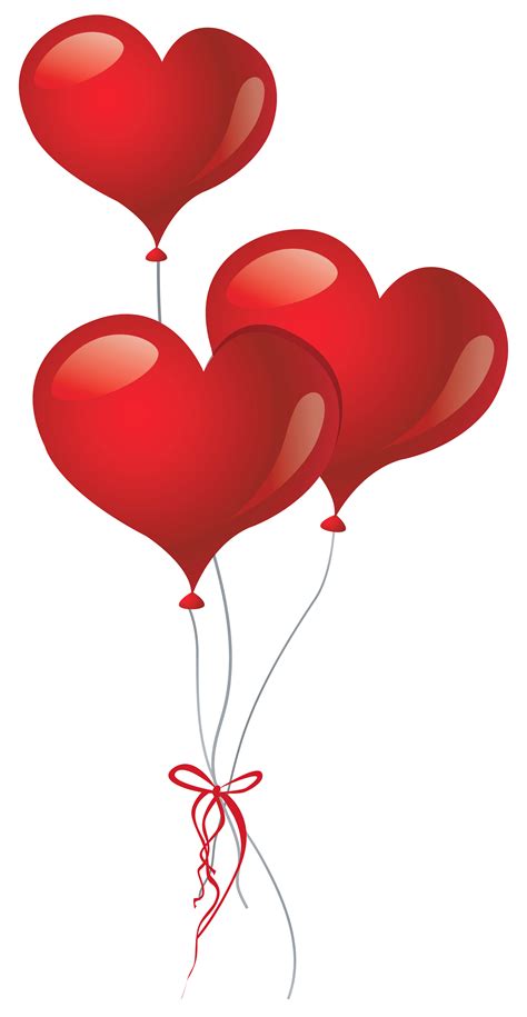 Heart Balloons PNG Clipart Picture | Gallery Yopriceville - High-Quality Free Images and ...