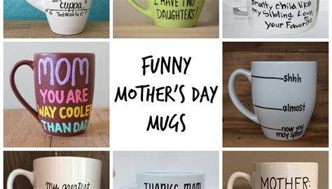 Funny Mother's Day Mugs - so many great gift ideas!