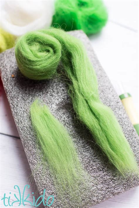 How to Make a Felt Ball with Needle Felting | Tikkido.com