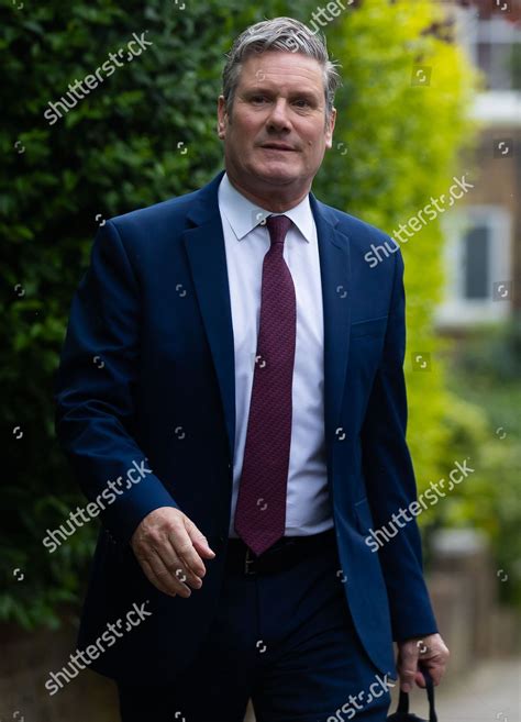 Sir Keir Starmer Leaves His Home Editorial Stock Photo - Stock Image ...