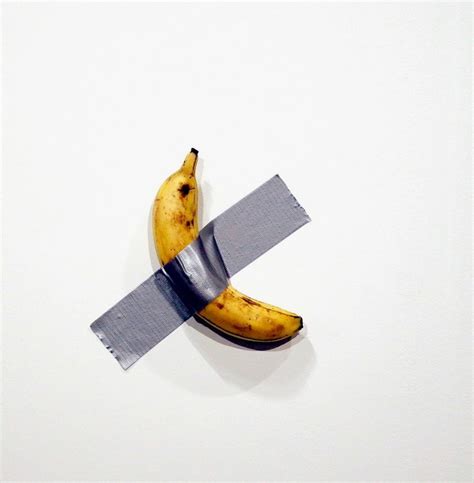 Banana taped to wall sold for $120,000 at Miami art festival then a "hungry artist" eats it and ...