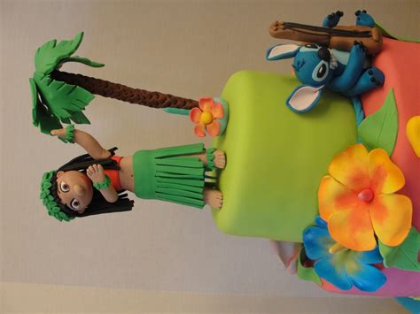 Lilo & Stitch Luau Cake - CakeCentral.com