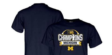 Michigan Big Ten Championship gear, where to get the best deals on T-shirts, sweatshirts - mlive.com