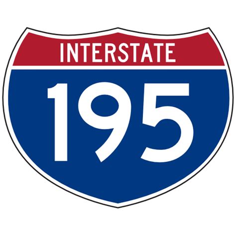 Interstate 195 Sign Sticker