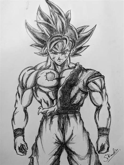 Update 69+ goku ultra instinct sketch - seven.edu.vn