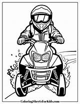 Snowmobile Coloring Pages Free PDF Printables  Coloring Sheets For Kids sketch template