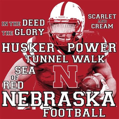 Nebraska Cornhuskers Tee Football Traditions Nebraska Huskers Shirt ...