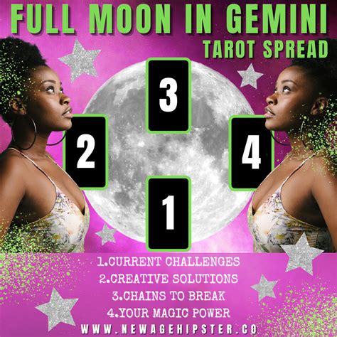 Full Moon in Gemini Tarot Spread — New Age Hipster