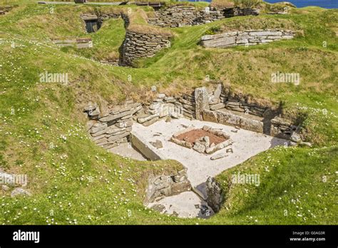 Neolithic Village Of Skara Brae Orkney Islands UK Stock Photo - Alamy