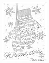 57 Free Winter Coloring Pages For Adults  Happier Human sketch template