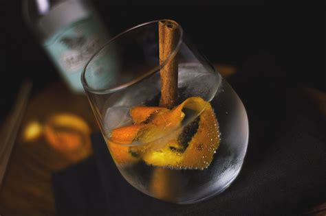 Download Gin Cocktail Drink with Cinnamon Stick Royalty Free Stock ...