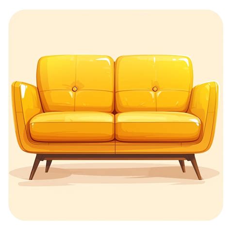 Premium Vector | Modern leather sectional sofa