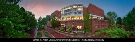 Vernon R. Alden Library, exterior, panoramic photograph, M… | Flickr