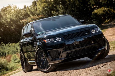 King of SUVs: Black Range Rover Sport Rocking a Set of Forged VPS Vossen Wheels — CARiD.com Gallery