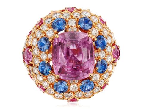 GRAFF PINK SAPPHIRE AND DIAMOND RING, | Christie’s