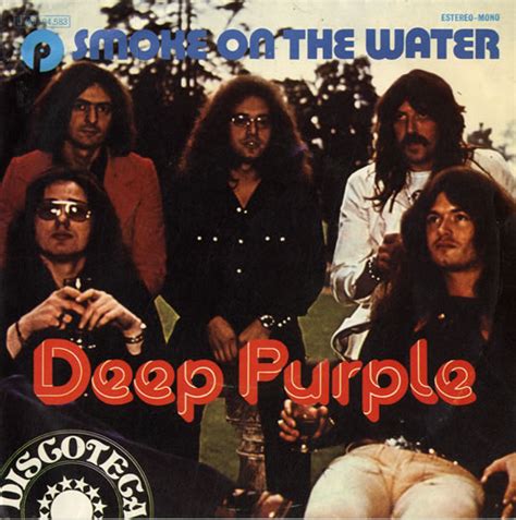 Deep Purple Smoke On The Water Spanish 7" vinyl single (7 inch record / 45) (131493)