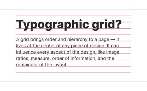 Typographic Grid Lesson | Uxcel