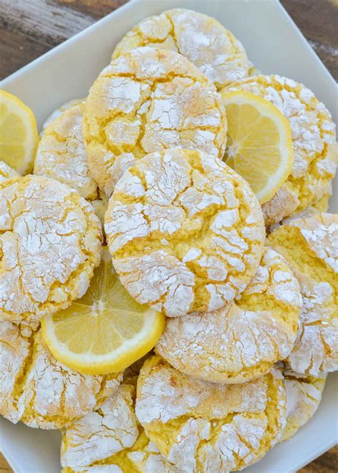 Lemon Cake Mix Cookies