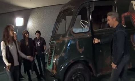 Watch: American Pickers Give Aerosmith Their Old Tour Van!