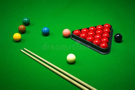 Snooker balls set stock photo. Image of competition, game - 48652474