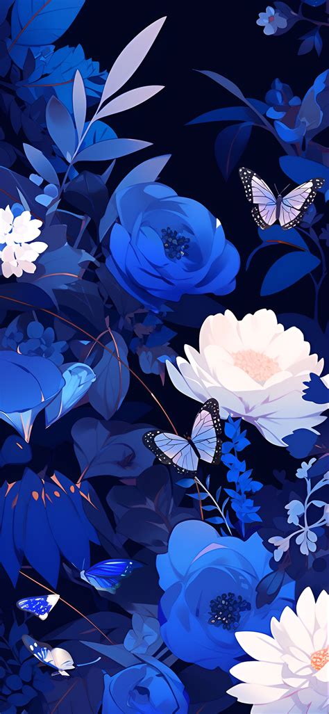 Blue Flower Pictures Art