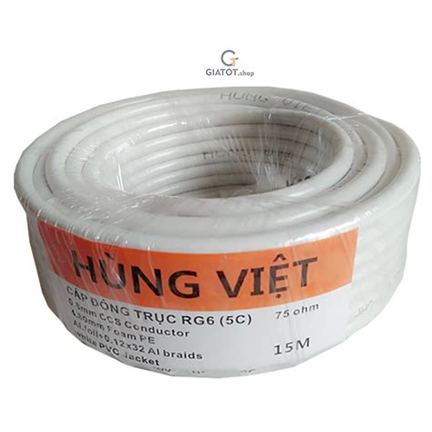 Cáp đồng trục RG6 (5C) - 15m dành cho Anten