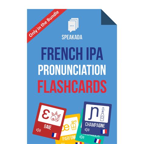 French Pronunciation Guide: French IPA Anki Flashcards | SPEAKADA