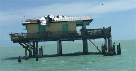 South Florida's Iconic Stiltsville Survives Hurricane Irma - CBS Miami