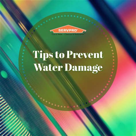 Tips to Prevent Water Damage